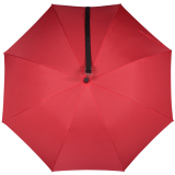 iX-brella Umhängeschirm Hands-Free - der Automatik-Regenschirm mit Gurt - rot