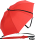 iX-brella Umhängeschirm Hands-Free - der Automatik-Regenschirm mit Gurt - rot