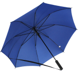 iX-brella Umhängeschirm Hands-Free - der Automatik-Regenschirm mit Gurt - royal-blau