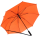 iX-brella Umhängeschirm Hands-Free - der Automatik-Regenschirm mit Gurt - orange