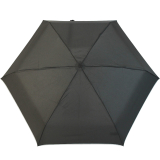 Ultra Mini Taschenschirm Damen Regenschirm Uni - schwarz