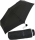Ultra Mini Taschenschirm Damen Regenschirm Uni - schwarz