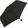 Ultra Mini Taschenschirm Damen Regenschirm Uni - schwarz
