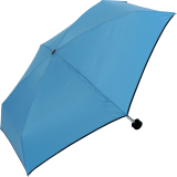 Ultra Mini Taschenschirm Damen Regenschirm Uni - aqua