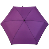Ultra Mini Taschenschirm Damen Regenschirm Uni - lila