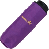 Ultra Mini Taschenschirm Damen Regenschirm Uni - lila
