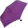 Ultra Mini Taschenschirm Damen Regenschirm Uni - lila