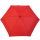 Ultra Mini Taschenschirm Damen Regenschirm Uni - rot