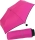 Ultra Mini Taschenschirm Damen Regenschirm Uni - pink