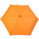Ultra Mini Taschenschirm Damen Regenschirm Uni - orange