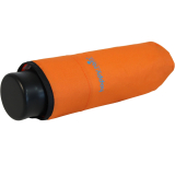 Ultra Mini Taschenschirm Damen Regenschirm Uni - orange
