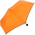 Ultra Mini Taschenschirm Damen Regenschirm Uni - orange