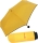 Ultra Mini Taschenschirm Damen Regenschirm Uni - gelb