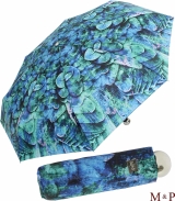 M&amp;P Super-Mini Damen Taschenschirm Regenschirm Fotografico - Eukalyptus