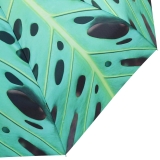 M&P Super-Mini Damen Taschenschirm Regenschirm Fotografico - Philodendron