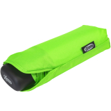 iX-brella Super-Mini-Taschenschirm - winziger Regenschirm im Etui - neon-grün