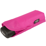 iX-brella Super-Mini-Taschenschirm - winziger Regenschirm im Etui - neon-pink