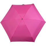 iX-brella Super-Mini-Taschenschirm - winziger Regenschirm im Etui - neon-pink