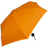 iX-brella Super-Mini-Taschenschirm - winziger Regenschirm im Etui - neon-orange
