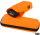 iX-brella Super-Mini-Taschenschirm - winziger Regenschirm im Etui - neon-orange