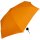 iX-brella Super-Mini-Taschenschirm - winziger Regenschirm im Etui - neon-orange