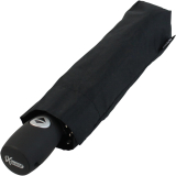 iX-brella stabiler Taschenschirm Mini Regenschirm mit Auf-Zu-Automatik - mid class schwarz