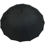 iX-brella Stockschirm 16teilig full-fiber mit Automatik - super stabil - 115 cm black