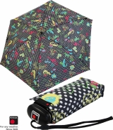 Knirps Regenschirm Mini Taschenschirm Travel klein leicht - Safari - black