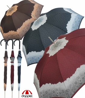 Doppler Damen Stockschirm Carbonsteel mit Automatik Apart