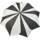 Damen Taschenschirm Pierre Cardin Auf-Zu-Automatik - Sunflower - schwarz-weiß