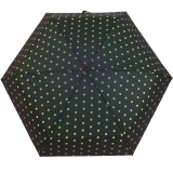 Ultra Mini Regenschirm Damen Taschenschirm Rainbow Dots