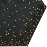 Ultra Mini Regenschirm Damen Taschenschirm Rainbow Dots