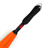 iX-brella Reverse - Automatik Regenschirm umgekehrt - umgedreht zu öffnen - schwarz-neon orange