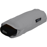 iX-brella Super-Mini-Taschenschirm - winziger Regenschirm im Etui - grau