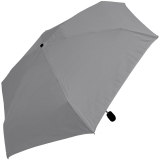 iX-brella Super-Mini-Taschenschirm - winziger Regenschirm im Etui - grau