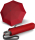 Knirps Taschenschirm T.200 Duomatic - leicht, stabil und sturmfest rot