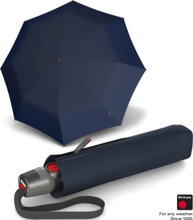 Knirps Taschenschirm T.220 Duomatic Safety - leicht, stabil und sturmfest navy
