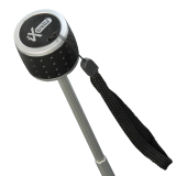 iX-brella Mini Ultra Light - Damen Taschenschirm mit großem Dach - extra leicht - schwarz