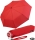 iX-brella Mini Ultra Light - Damen Taschenschirm mit großem Dach - extra leicht - rot