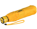 iX-brella Mini Ultra Light - Damen Taschenschirm mit großem Dach - extra leicht - neon gelb