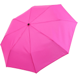 iX-brella Mini Ultra Light - Damen Taschenschirm mit großem Dach - extra leicht - neon pink