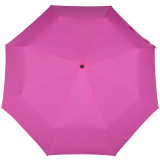 iX-brella Mini Ultra Light - Damen Taschenschirm mit großem Dach - extra leicht - neon pink