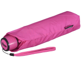 iX-brella Mini Ultra Light - Damen Taschenschirm mit großem Dach - extra leicht - neon pink