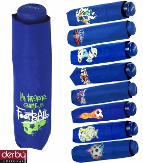 Kinderschirm Jungen Mini Taschenschirm light Kids blau