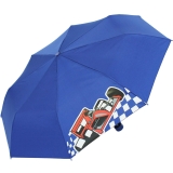 Kinderschirm Jungen Mini Taschenschirm light Kids blau - car