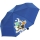 Kinderschirm Jungen Mini Taschenschirm light Kids blau - football