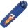 Kinderschirm Jungen Mini Taschenschirm light Kids blau - fireball