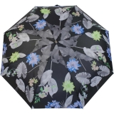 M&P Super-Mini Damen Taschenschirm klein leicht mit extra großem Dach - Tropic night