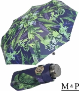 M&P Super-Mini Damen Taschenschirm klein leicht mit extra großem Dach - Tropic purple