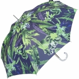 M&P Damen Regenschirm Long stabil Automatik Tropic purple
